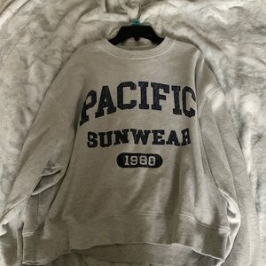 pacsun graphic crewneck
